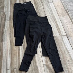 Victoria's Secret Black knockout Leggings 4 pairs total